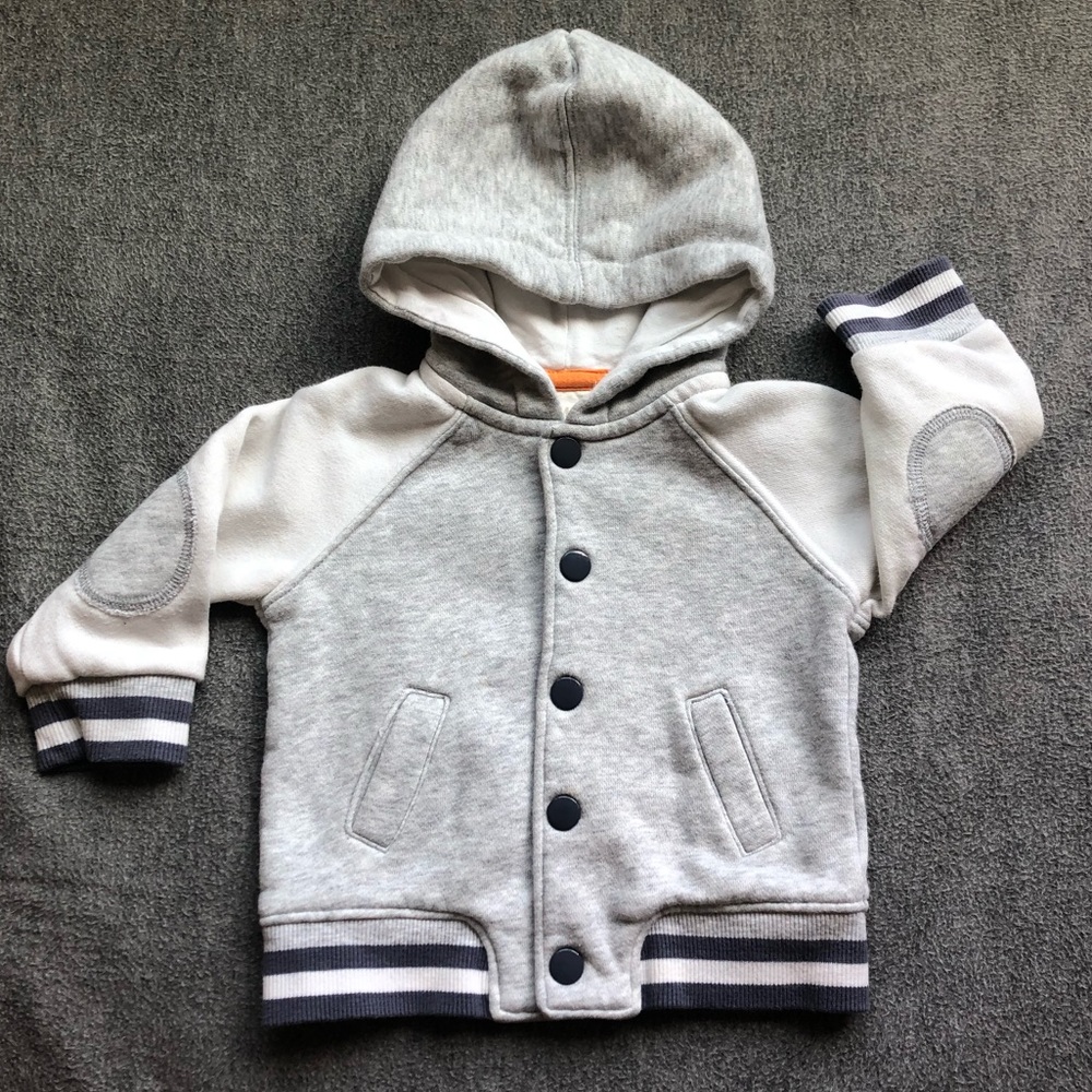 Button Up Hoodie for 4-6m